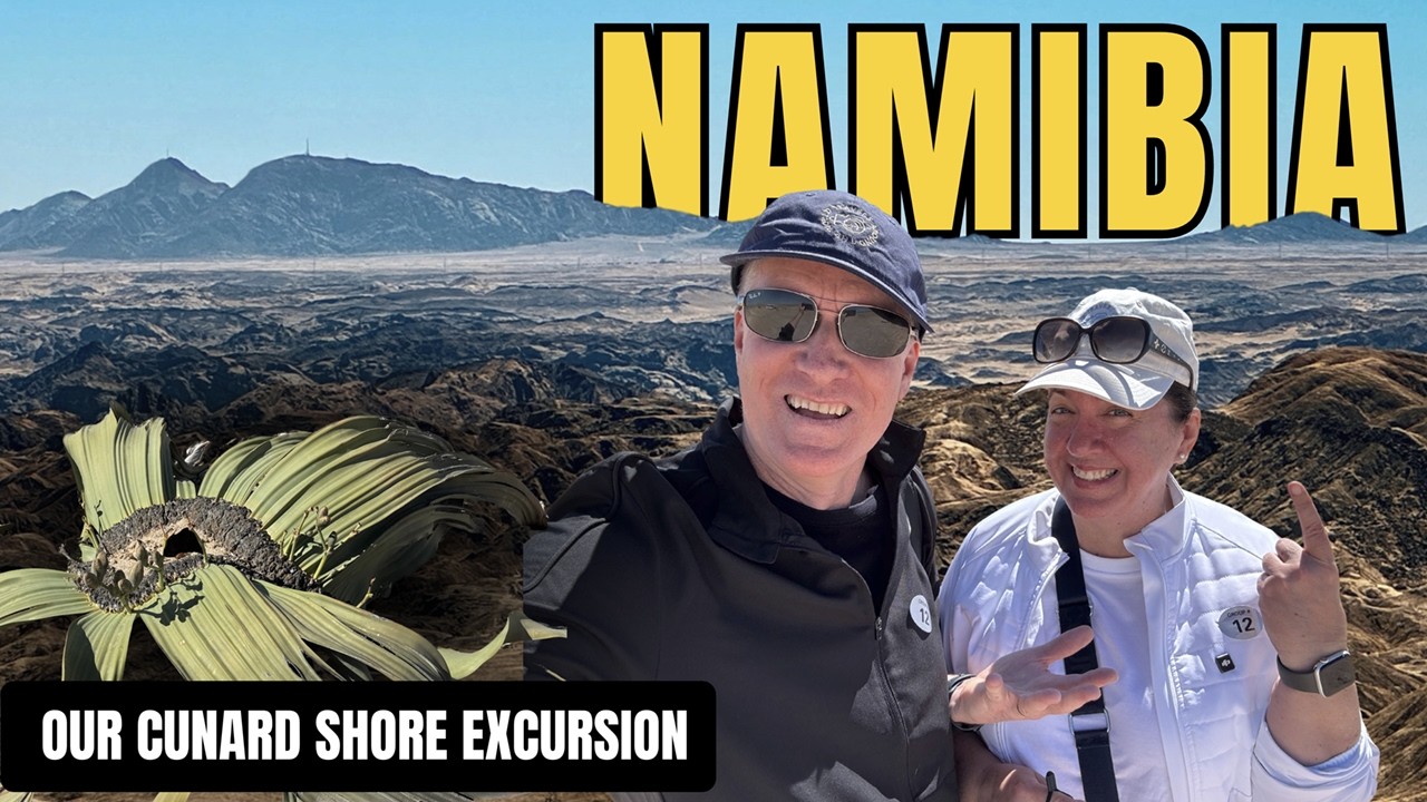 Cunard Shore Excursion in Namibia | Moon Landscape & Welwitschia Valley