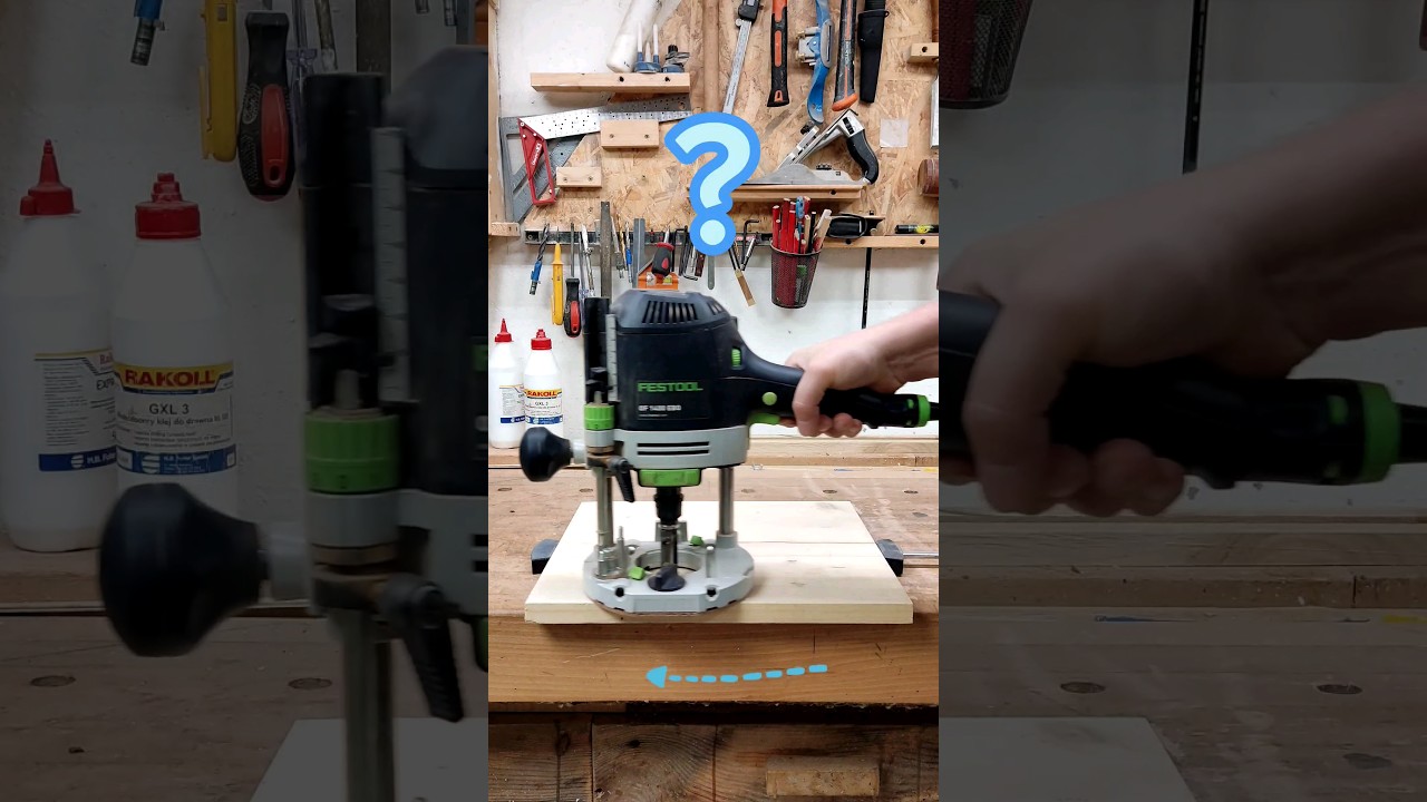 W kt&oacute;rą stronę frezować? To proste! #frezowanie #drewno #poradnik