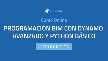 Curso online Programación BIM con REVIT, DYNAMO y PYTHON