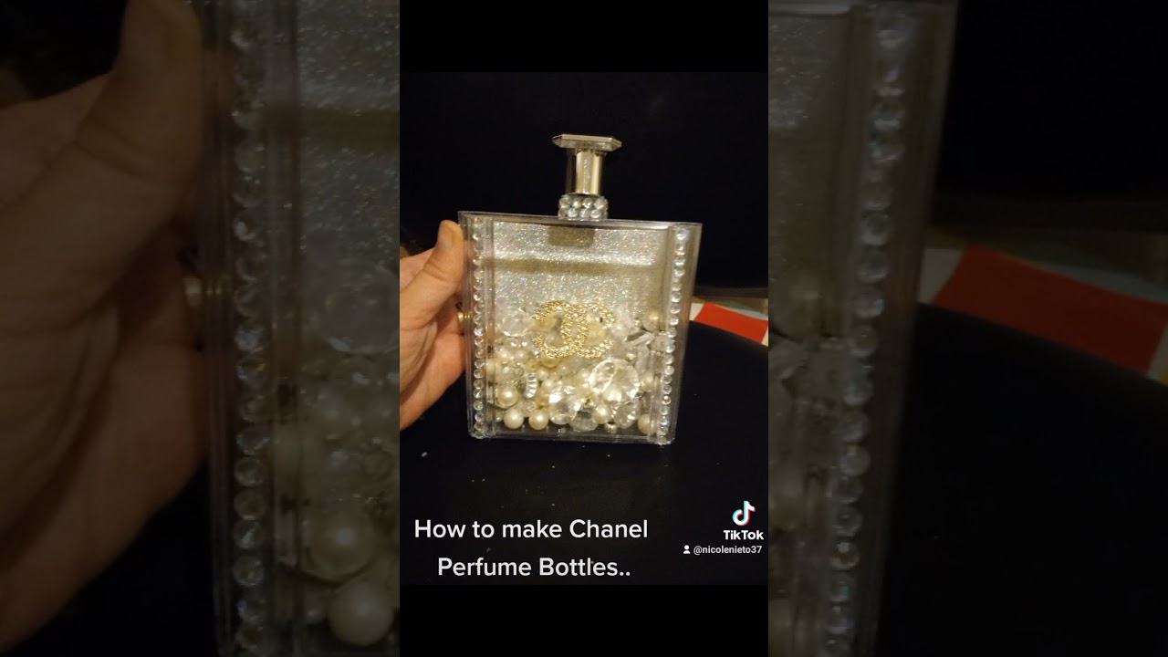 DIY Chanel Inspired Perfume Bottles