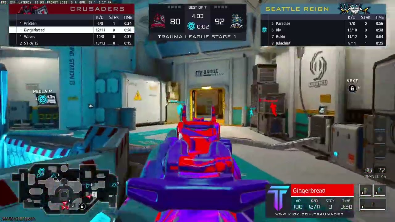 (3)Seattle Reign vs (6)Kansas City Crusaders | Stage 1 FINALS