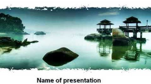 Calm PowerPoint Template by PoweredTemplate.com