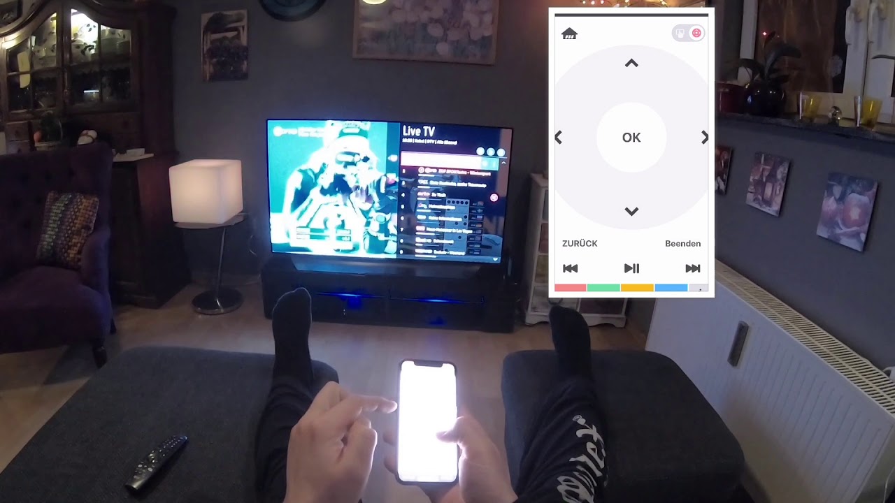 LG TV Plus App (WebOS) mit Fernseher (OLED55C8LLA) bedienen Smart TV