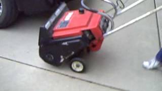 Cold Start Of The Toro S - 620 Snowblower