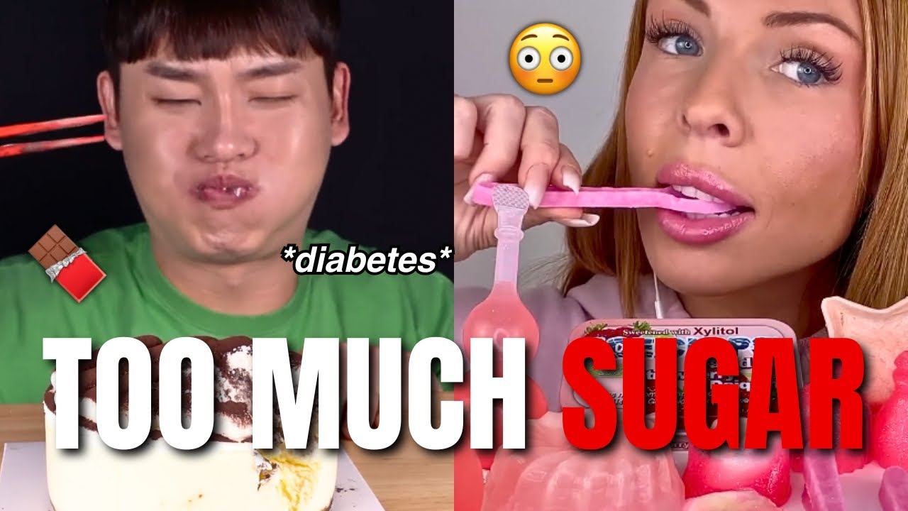when mukbangers eat too much SUGAR 🍬