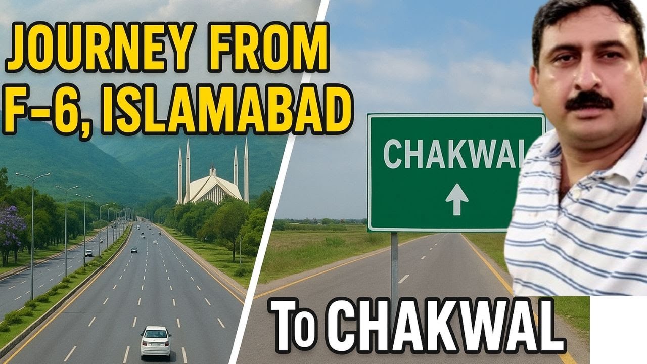 Journey from F-6 Islamabad to Chakwal | Road Trip Travel Vlog