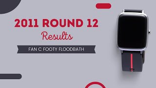 2011 Round 12 Results