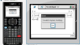 Getting Started with CAS (Part 4 - Implied multiplication)