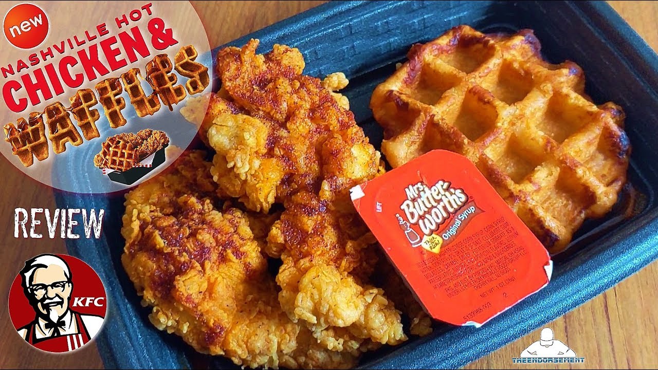 Kfc Nashville Hot Chicken Waffles Review Youtube