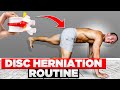 Effective disc herniation exercise routine relieve pain and restore mobility