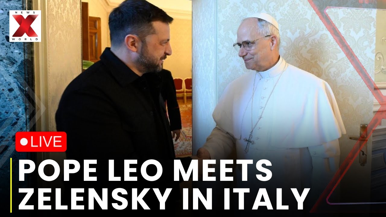 Pope Meets Zelensky LIVE: Pope Leo Meets Ukraine President Zelensky in ...