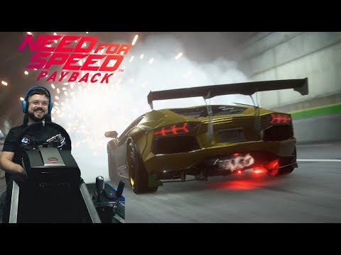 Видео: Эпический угон золотой Ламбо и Гелика Need for Speed Payback