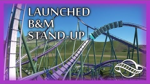 Building A Launched B&M Stand-Up Coaster - Planet Coaster