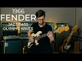 Fender Jazz bass 1966 Olympic White