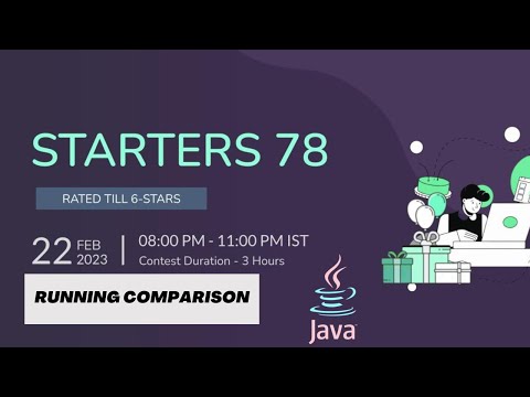 RUNCOMPARE Running Comparison Code Chef in java Solution