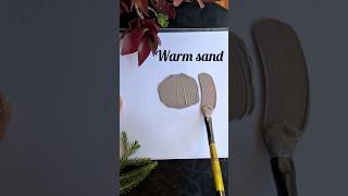 How to get warm sand colour by acrylics | acrylic colour mixing for warm sand #shortsfeed #shorts