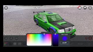Mercedes-Benz E class virtual modification in 3d tuning app #mercedes #E-class #3D tuning screenshot 4