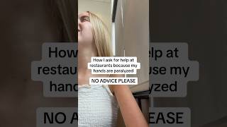 How I ask for help at restaurants! #Disability #Disabled #Accessibility Guide