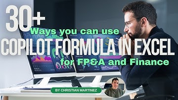 How to use =COPILOT in Excel AI for Finance