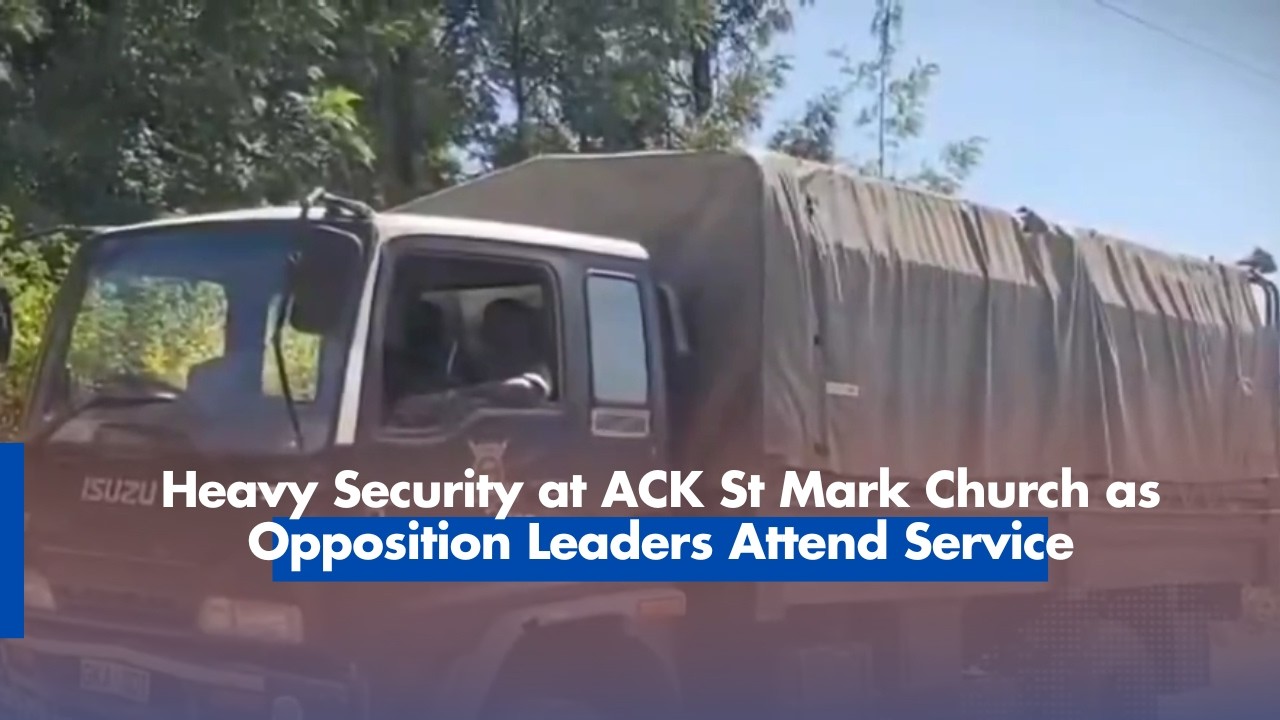 Heavy Security at ACK St Mark Church as Opposition Leaders Attend Service