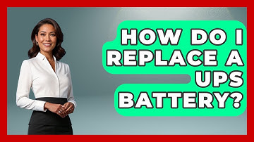How Do I Replace A UPS Battery? - Your Computer Companion