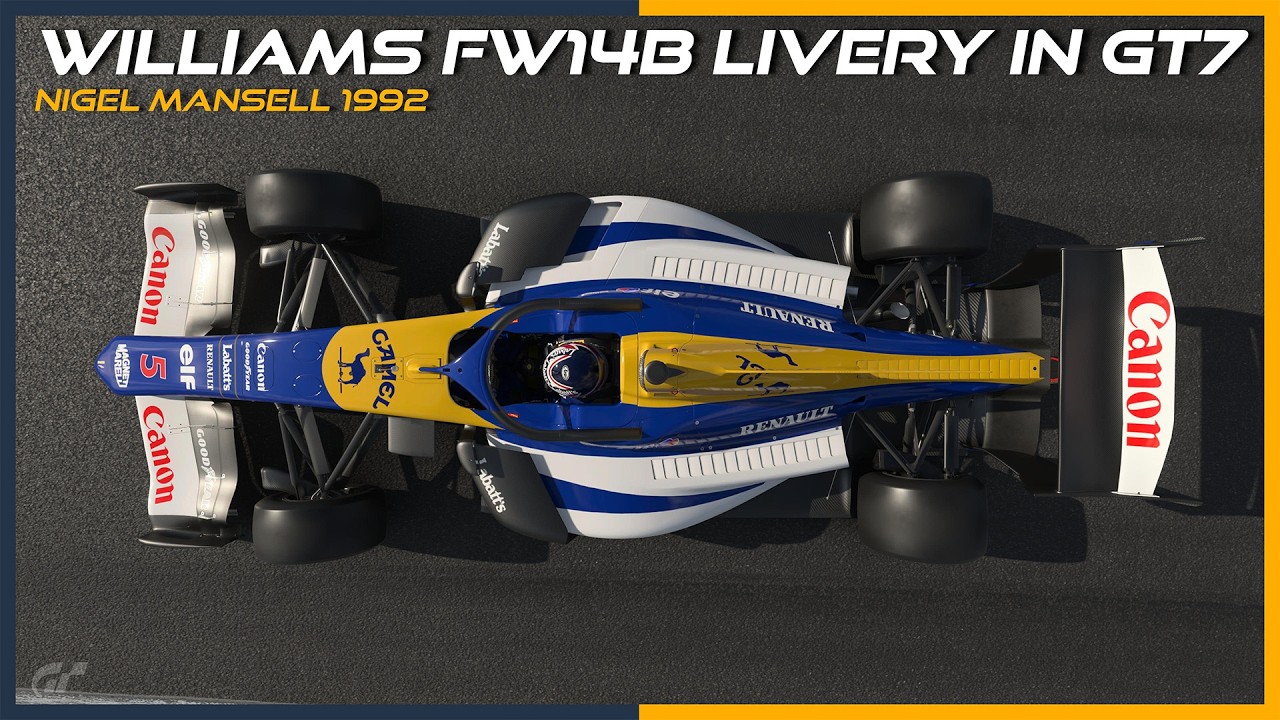 Gran Turismo 7 | Nigel Mansell´s Williams FW14B | 1992 Livery