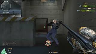 Clutch 1 vs 8 prison sniper #CF west