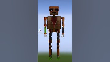 Steampunk Robot Sheldon #minecraft #minecraftbuilding #minecraftjava #minecraftdesigns