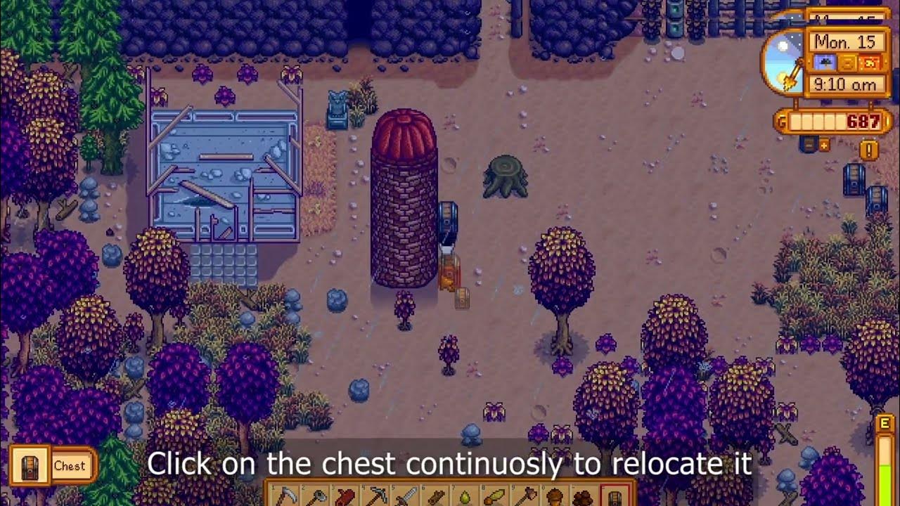 How to Place a Chest in Stardew Valley YouTube
