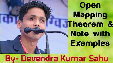 Identity Theorem,Rouche Theorem,Open Mapping Theorem-3(Open Mapping Theorem and Note with Examples)