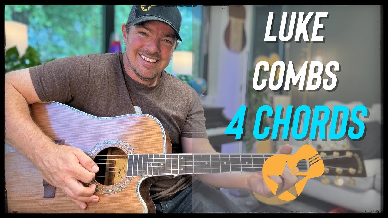 3 LUke Combs Songs Played with 4 Easy Chords 🎸