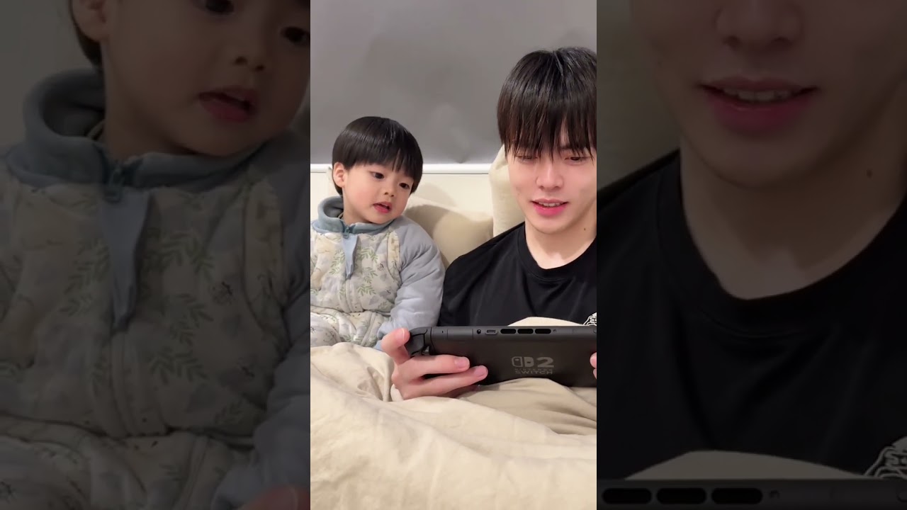 Lewen宝宝闹脾气潘爸哄他还跑走了！乐文唱歌潘爸伴舞超搞笑？！带着小熊猫涂防晒好可爱！