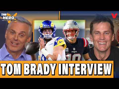 Tom Brady PREDICTS Conference Champs: Rams-Seahawks, Patriots-Broncos | Colin Cowherd: THE HERD NFL