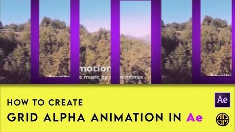 Grid Animation | After effects | Tutorial | makeadream