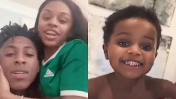 NBA YoungBoy And Yaya Mayweather’s Son Kentrell Jr. Goes On Live For The First Time