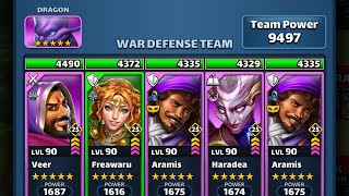 Empires Puzzles : Dragon Wars attacks against impossible meta teams (nerf STARGAZER?) screenshot 3