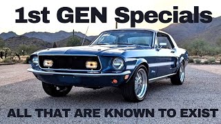 All of the 1st Generation Special Edition Mustangs in 1 video