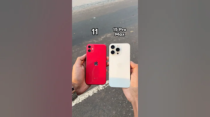 iPhone 11 Vs iPhone 15 Pro Max Camera Comparison! #shorts