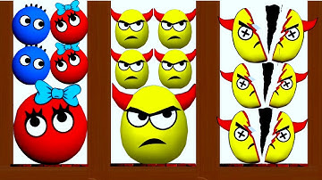 🎯 Hide ball (2048)♾️ vs Layer man ♂️ Satisfying Merge Race Gameplay Android iOS Max Level ASMR Ep84