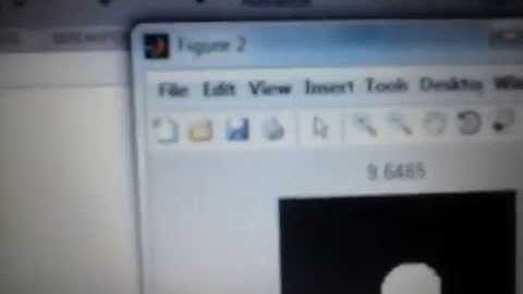 Cámara web como sensor de distancia de un objeto por medio de Matlab