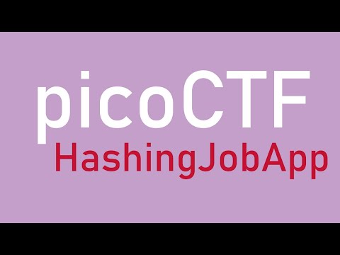 picoCTF - HashingJobApp