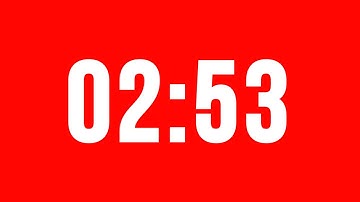 2 Minute 53 Second Timer With Alarm Without Music