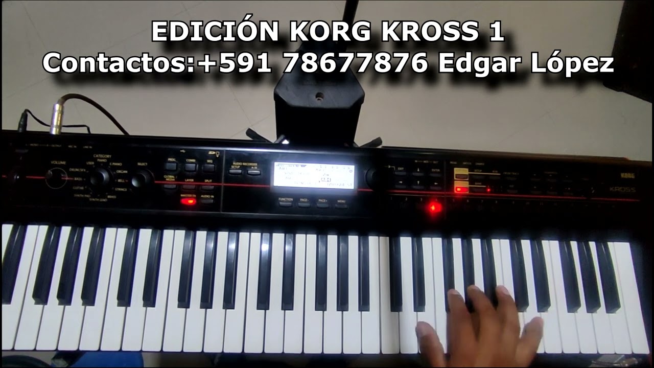 KORG KROSS 1 DELIRIO - COMERCIANTE (Comparto samples utilizados en este video)