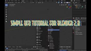 Simple Ufo Tutorial For Blender 2.8 Eevee