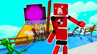 Fun with Ragdolls - RAGDOLL DUDE Big Sandbox Fall Fall Guys & Cars #2