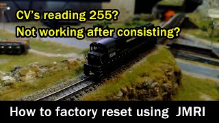 Famous How to Factory Reset Locomotive using JMRI Net Worth