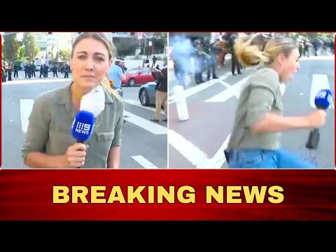 Reporter Lauren Tomasi Hit by Rubber Bullet in L.A. Protest