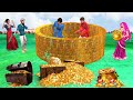 New Funny Comedy Video 2021 जादुई सुनहरा कुआँ मरम्मत Magical Golden Well Restoration Hindi Kahaniya