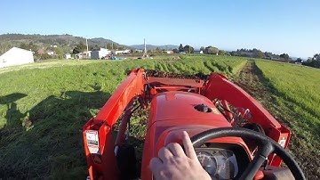 Loading mulch at Our Natural Farm