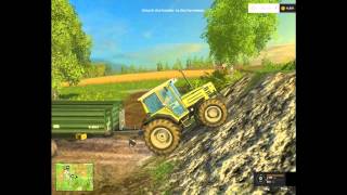 Farming simulator 2015 physics test drive REALISTIC FAIL PC HD coolest
